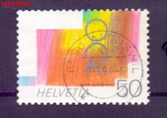 Znaczek Szwajcaria 1991 Stemplowane
