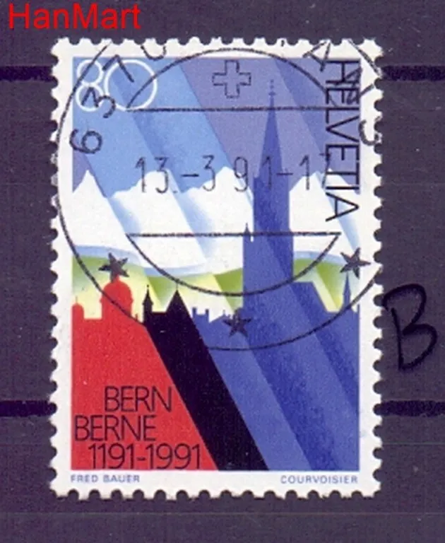 Znaczek Szwajcaria 1991 Stemplowane