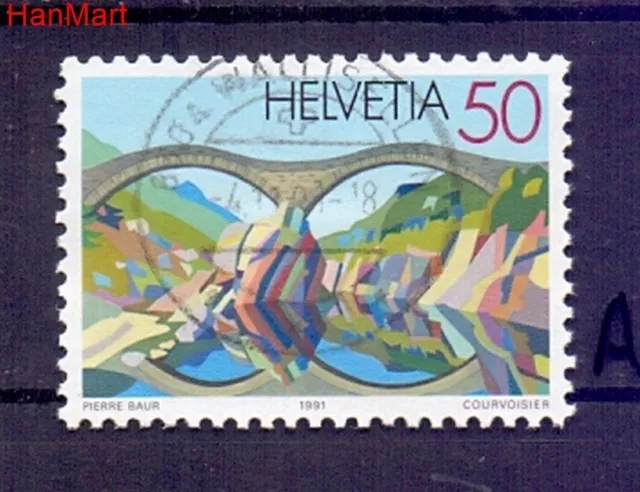 Znaczek Szwajcaria 1991 Stemplowane