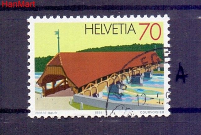 Znaczek Szwajcaria 1991 Stemplowane
