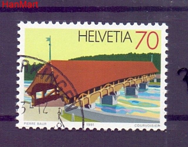 Znaczek Szwajcaria 1991 Stemplowane