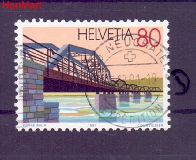 Znaczek Szwajcaria 1991 Stemplowane
