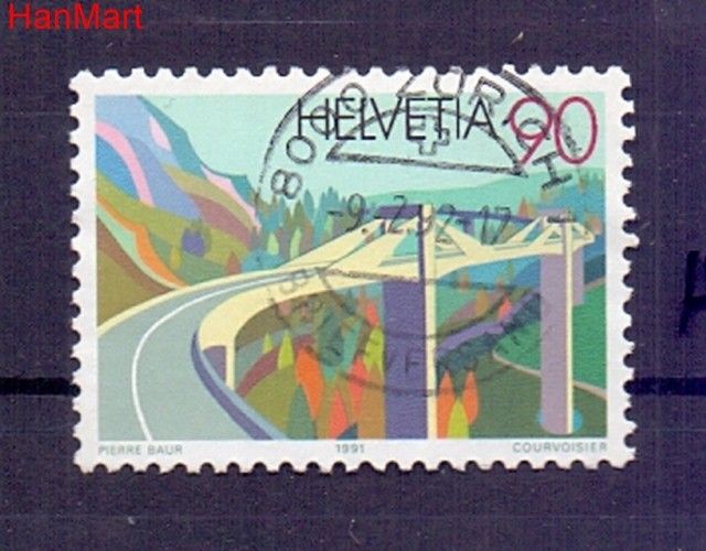 Znaczek Szwajcaria 1991 Stemplowane