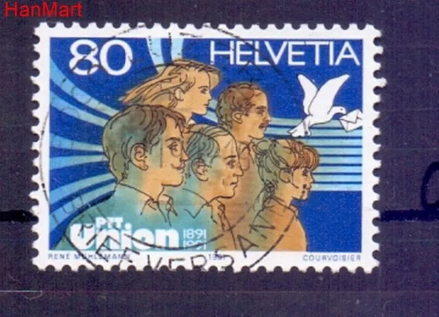 Znaczek Szwajcaria 1991 Stemplowane