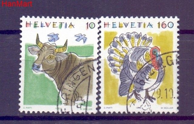 Znaczek Szwajcaria 1992 Stemplowane