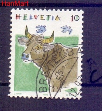 Znaczek Szwajcaria 1992 Stemplowane