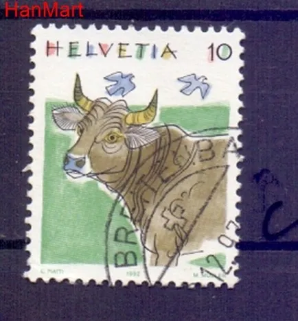 Znaczek Szwajcaria 1992 Stemplowane