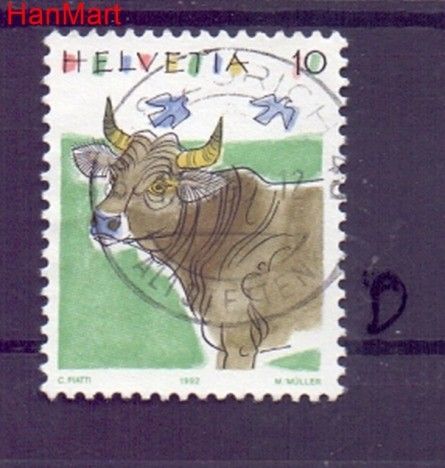 Znaczek Szwajcaria 1992 Stemplowane