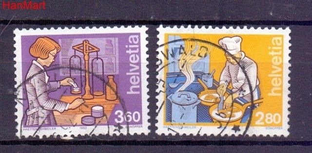 Znaczek Szwajcaria 1992 Stemplowane