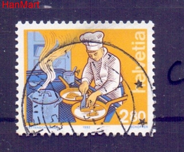 Znaczek Szwajcaria 1992 Stemplowane