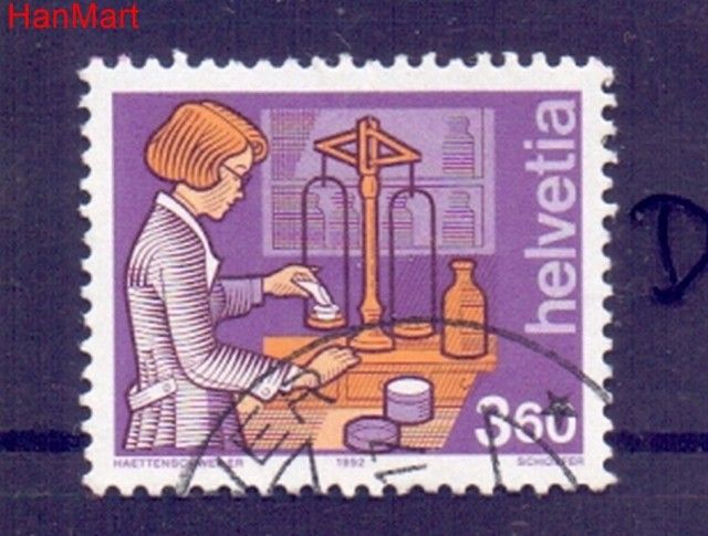 Znaczek Szwajcaria 1992 Stemplowane