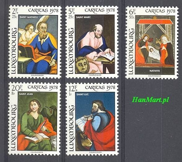 Znaczek Luksemburg 1978 Mi 976-980 Czyste **