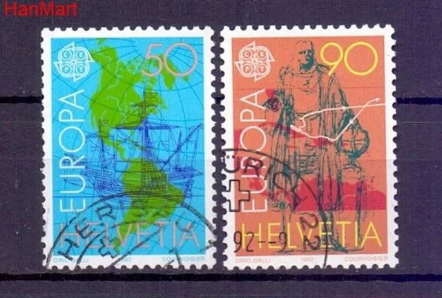 Znaczek Szwajcaria 1992 Stemplowane