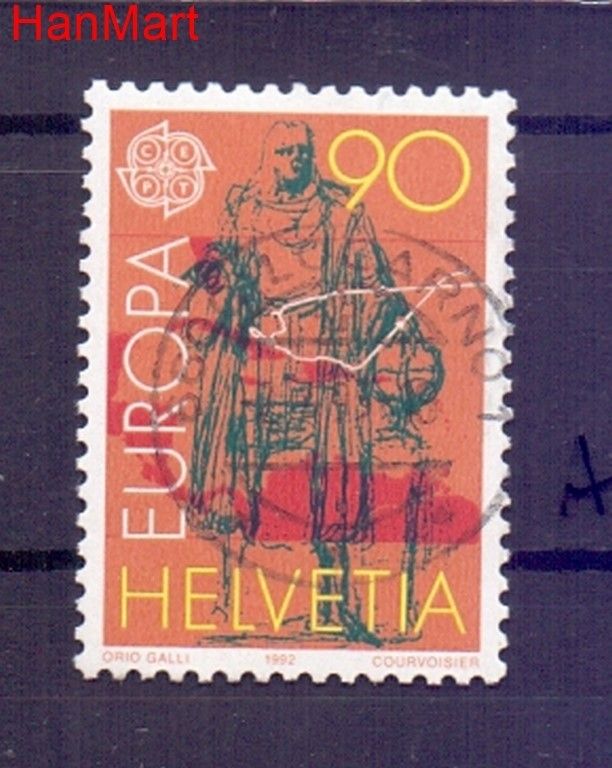 Znaczek Szwajcaria 1992 Stemplowane