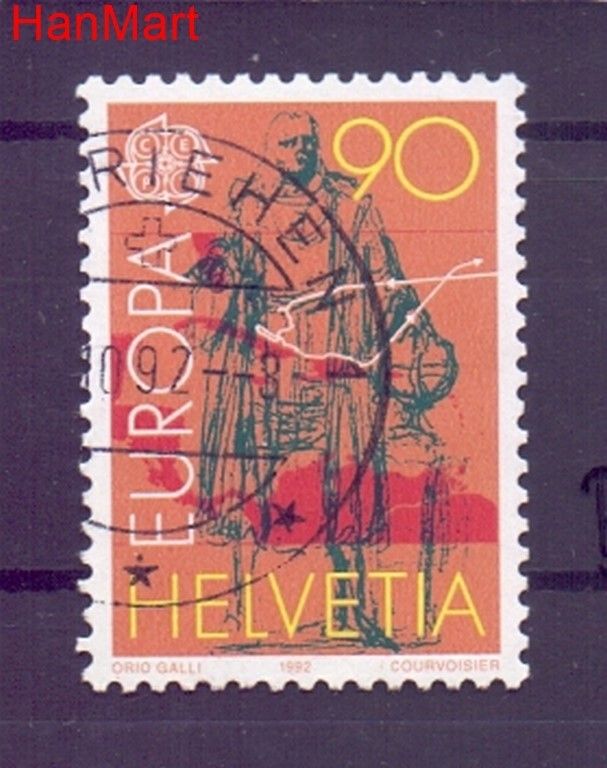 Znaczek Szwajcaria 1992 Stemplowane