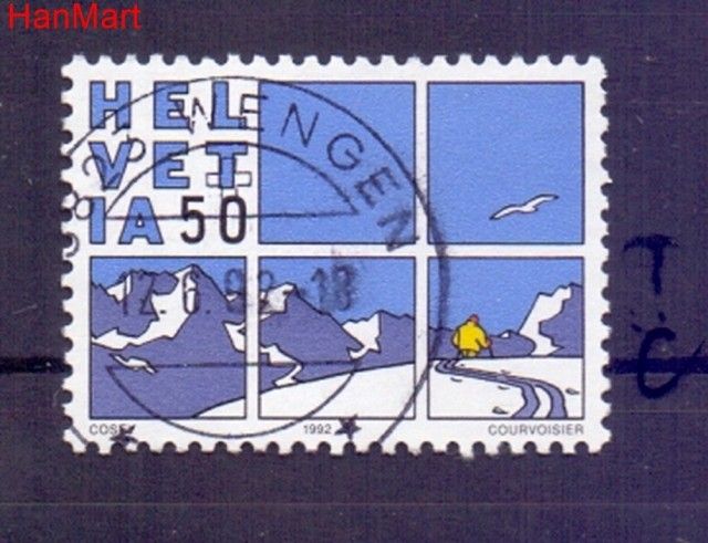 Znaczek Szwajcaria 1992 Stemplowane