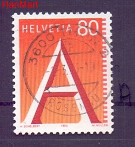Znaczek Szwajcaria 1993 Stemplowane