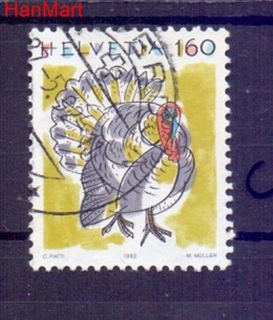 Znaczek Szwajcaria 1992 Stemplowane