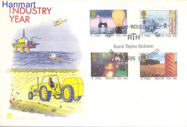 Znaczek Wielka Brytania 1986 FDC