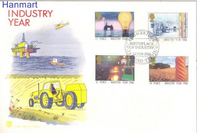 Znaczek Wielka Brytania 1986 FDC
