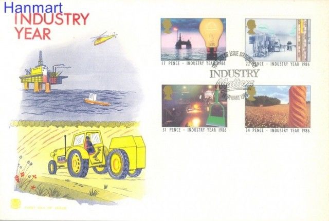 Znaczek Wielka Brytania 1986 FDC