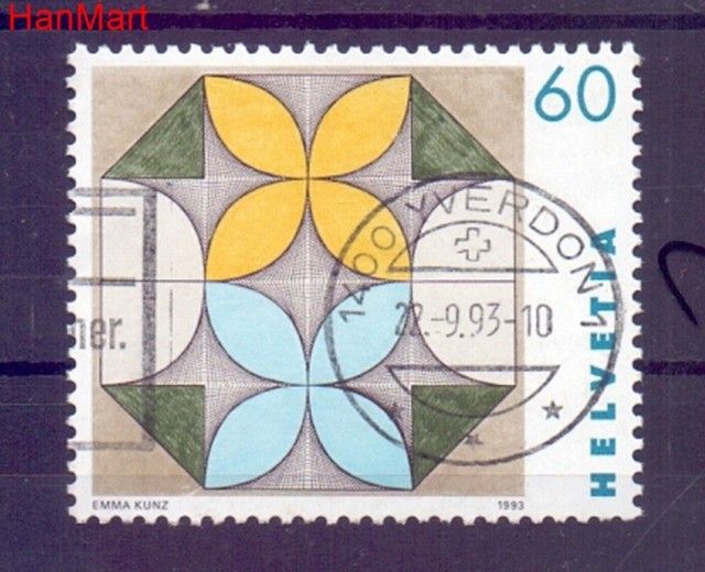 Znaczek Szwajcaria 1993 Stemplowane