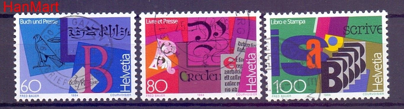 Znaczek Szwajcaria 1994 Stemplowane