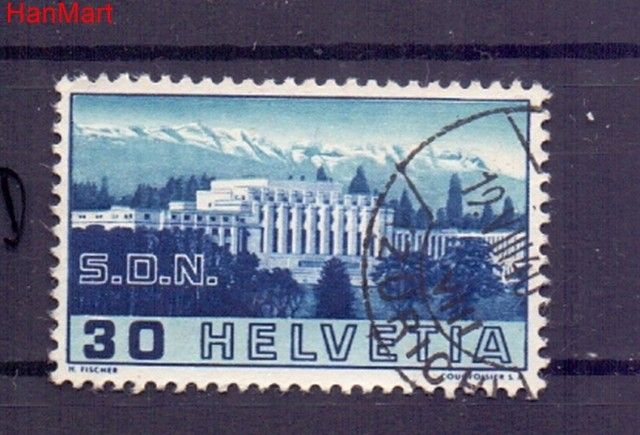 Znaczek Szwajcaria 1938 Stemplowane