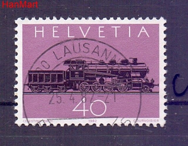 Szwajcaria 1982 Stemplowane