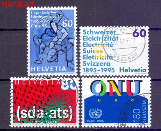 Znaczek Szwajcaria 1995 Stemplowane