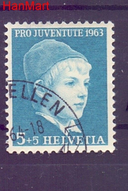 Znaczek Szwajcaria 1963 Stemplowane