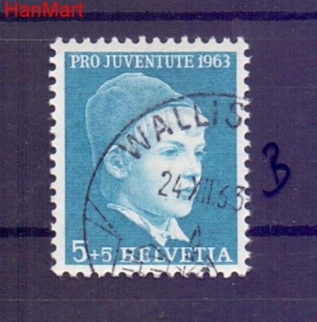Znaczek Szwajcaria 1963 Stemplowane