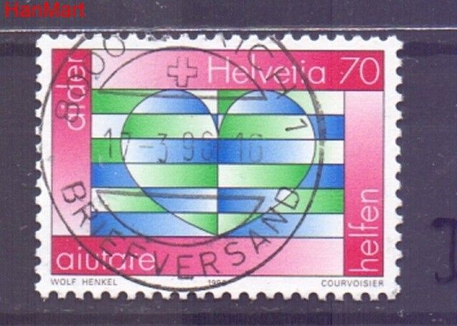 Znaczek Szwajcaria 1996 Stemplowane
