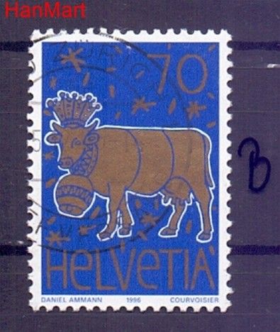 Znaczek Szwajcaria 1996 Stemplowane