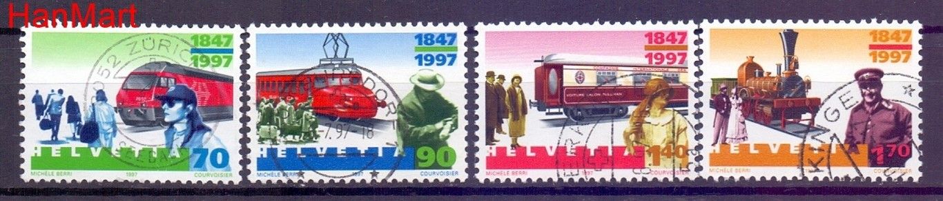 Znaczek Szwajcaria 1997 Stemplowane