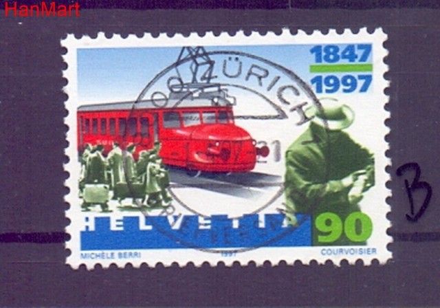 Znaczek Szwajcaria 1997 Stemplowane
