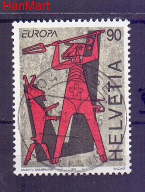 Znaczek Szwajcaria 1997 Stemplowane