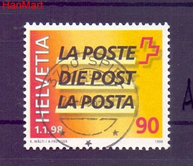 Znaczek Szwajcaria 1998 Stemplowane