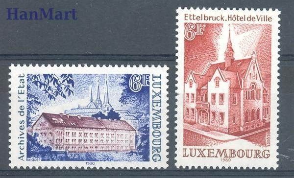 Znaczek Luksemburg 1980 Mi 1007-1008 Czyste **
