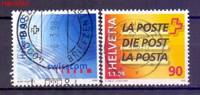 Znaczek Szwajcaria 1998 Stemplowane