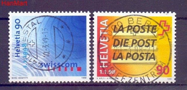 Znaczek Szwajcaria 1998 Stemplowane