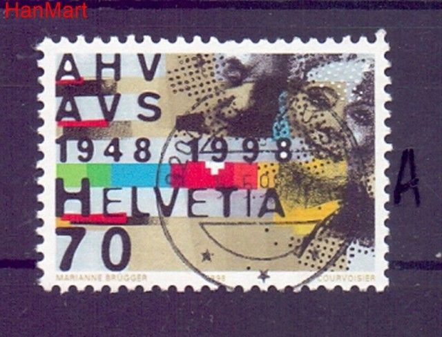 Znaczek Szwajcaria 1998 Stemplowane