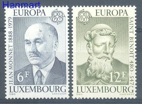 Znaczek Luksemburg 1980 Mi 1009-1010 Czyste **