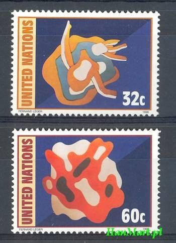 Znaczek Narody Zjednoczone Nowy Jork 1996 Mi 705-706 Czyste **