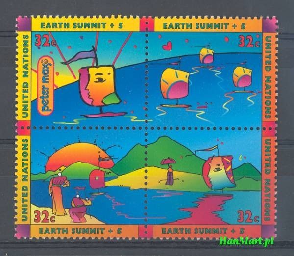 Znaczek Narody Zjednoczone Nowy Jork 1997 Mi 736-739 Czyste **