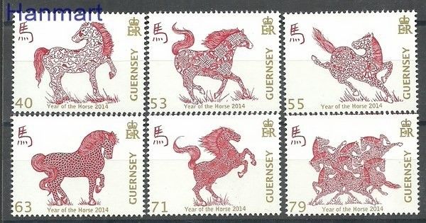 Znaczek Guernsey 2014 Mi 1455-1460 Czyste **