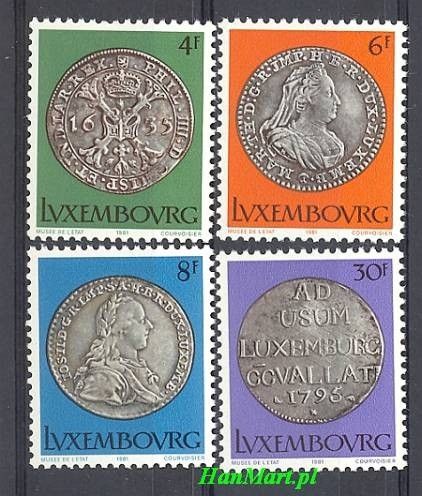 Znaczek Luksemburg 1981 Mi 1025-1028 Czyste **