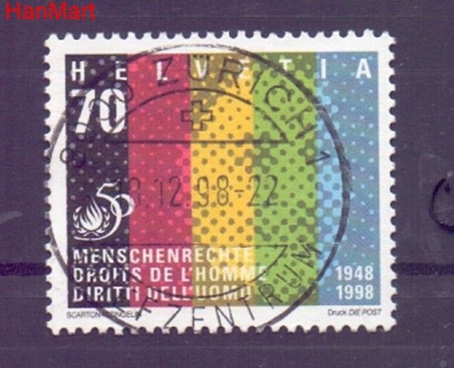 Znaczek Szwajcaria 1998 Stemplowane