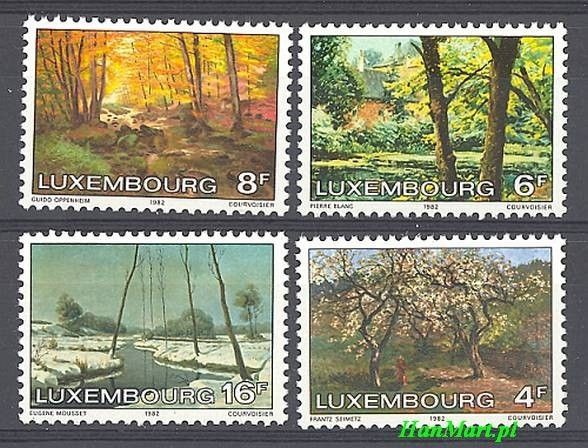 Znaczek Luksemburg 1982 Mi 1046-1049 Czyste **