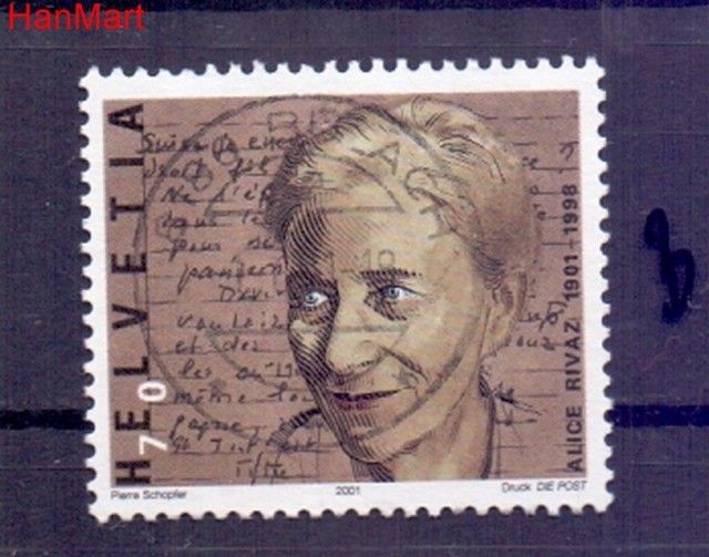 Znaczek Szwajcaria 2001 Stemplowane